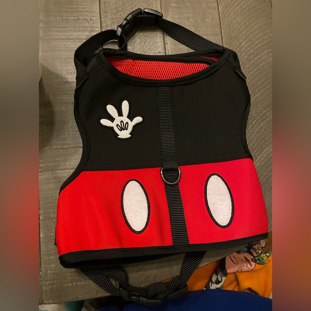 BRAND NEW! - Medium-Large size dog Mickey Mouse harness. STRAIGHT FROM DISNEY!
